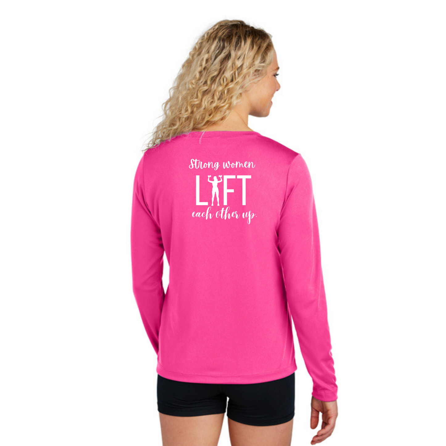 Strong Women - Sport Tek Long Sleeve Competitor V-Neck Tee