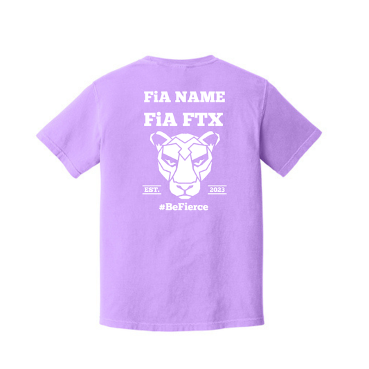 FTX, TX - PERSONALIZED Comfort Colors Heavyweight Ring Spun Tee