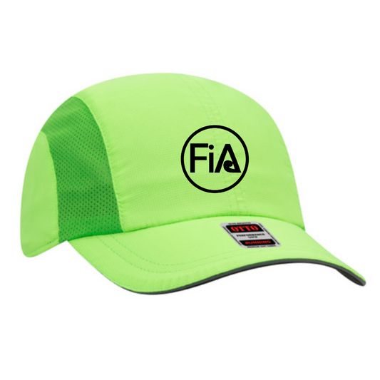 FiA - Embroidered OTTO Reflective 6 Panel Running Cap