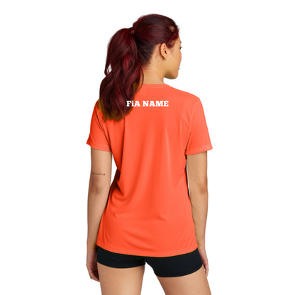 PERSONALIZED Sport Tek Crew Neck Short Sleeve Performance Tee.WEST