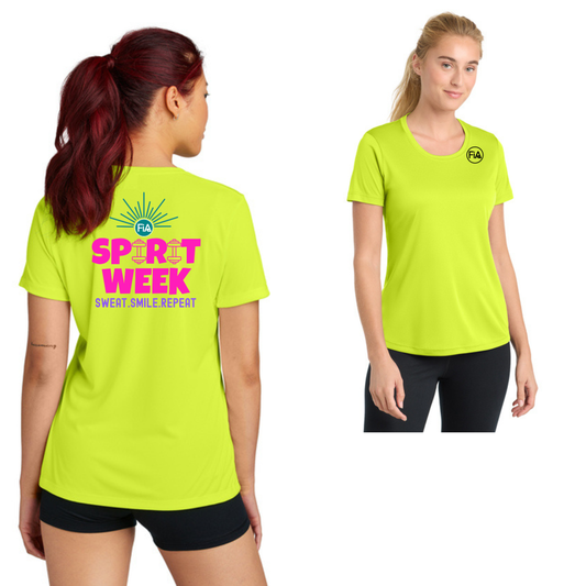 FiA Spirit Week - Sport Tek Crew Neck Short Sleeve Performance Tee