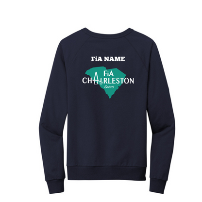 Charleston, SC - PERSONALIZED Allmade Unisex Organic French Terry Crewneck Sweatshirt