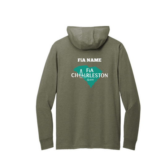Charleston, SC - PERSONALIZED Allmade Unisex Tri-Blend Hoodie Tee