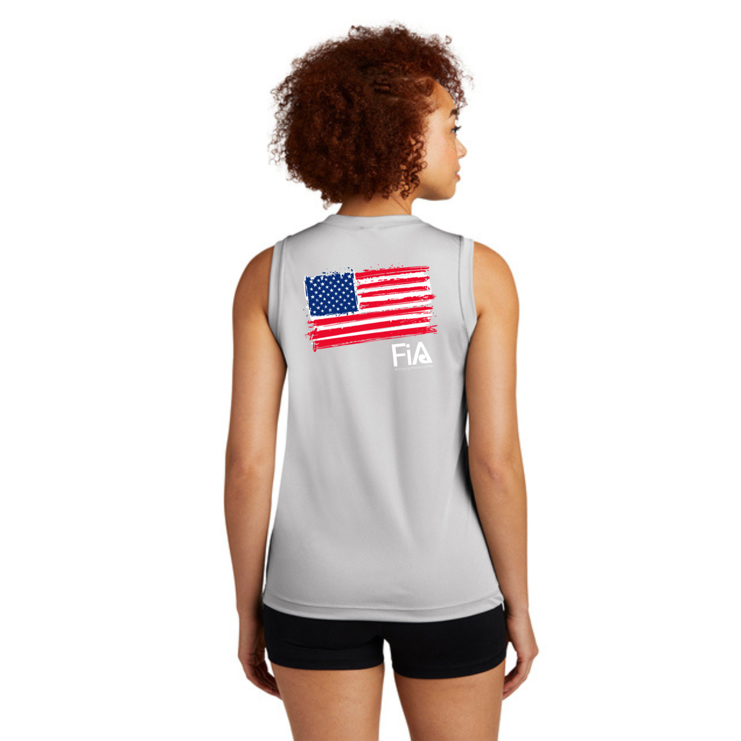 Patriotic - Sport Tek Sleeveless Performance V-Neck Tee