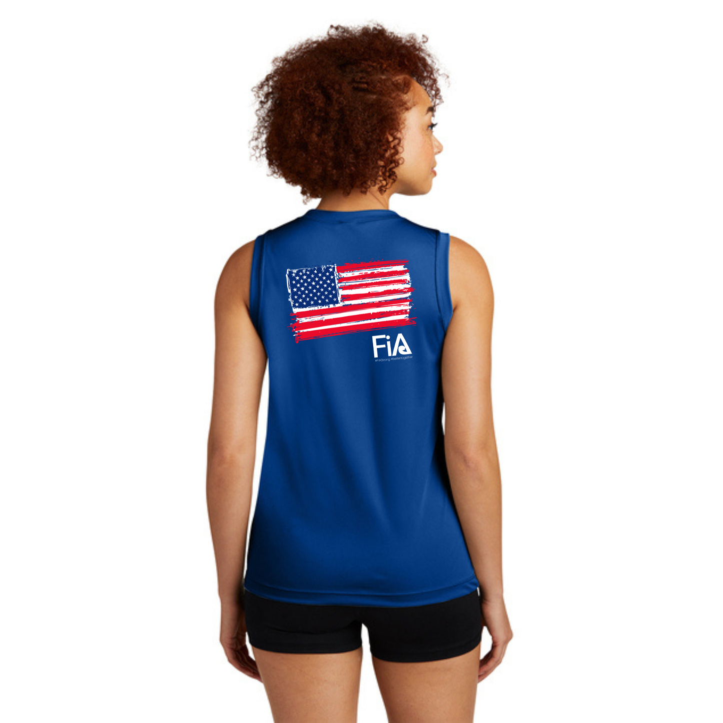 Patriotic - Sport Tek Sleeveless Performance V-Neck Tee