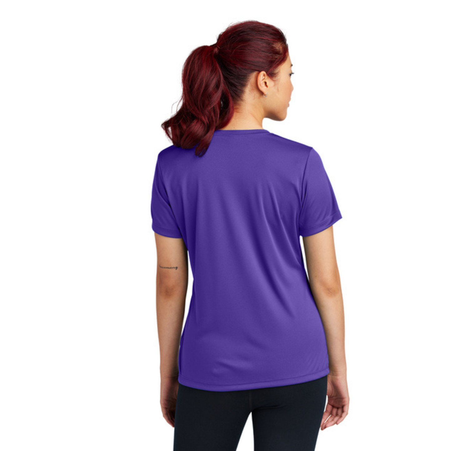 Sport Tek Crew Neck Short Sleeve Performance Tee.WEST