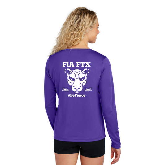 FTX, TX - Sport Tek Long Sleeve Performance V-Neck Tee