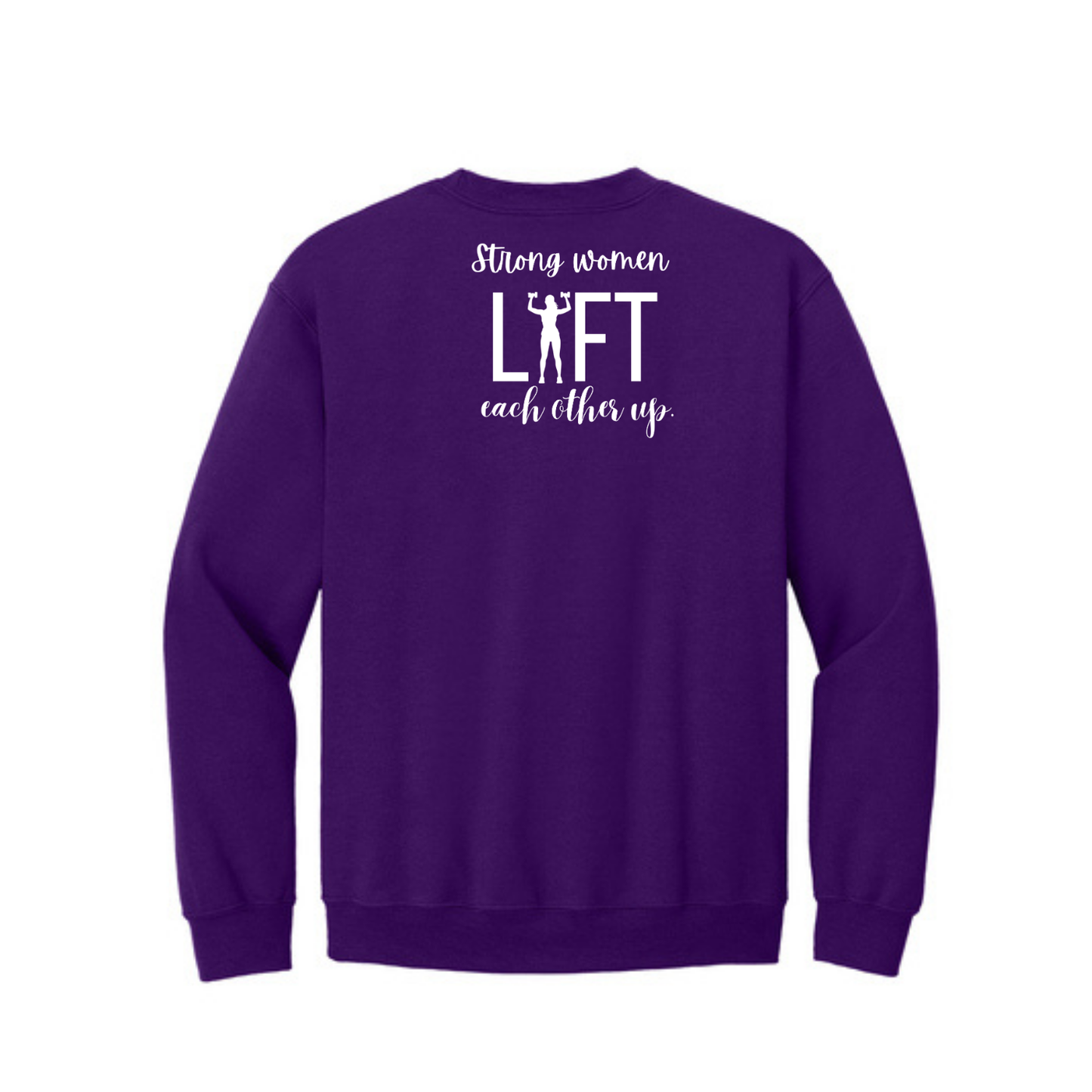 Strong Women - Gildan Heavy Blend Crewneck Sweatshirt