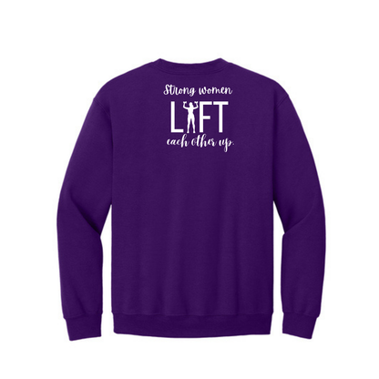 Strong Women - Gildan Heavy Blend Crewneck Sweatshirt