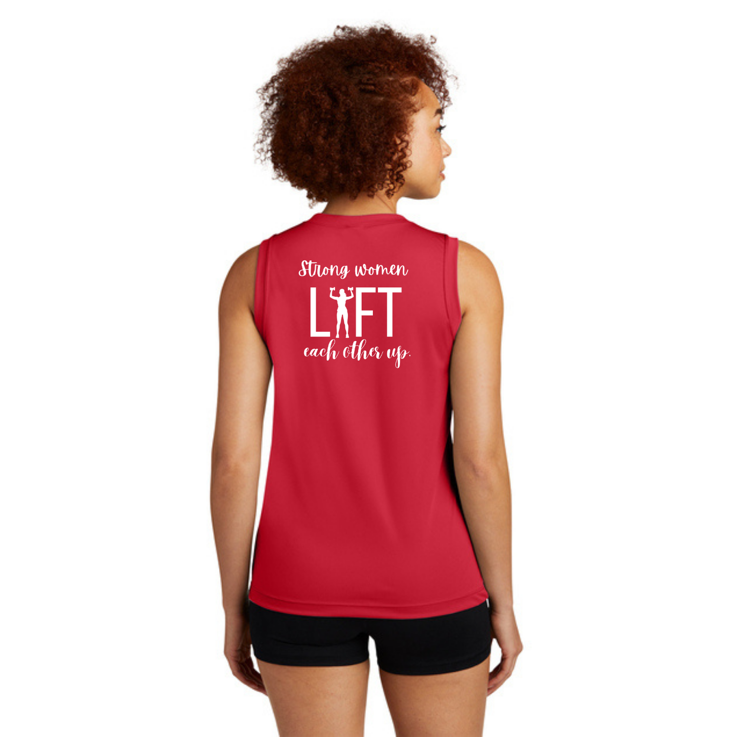 Strong Women - Sport Tek Sleeveless Performance V-Neck Tee