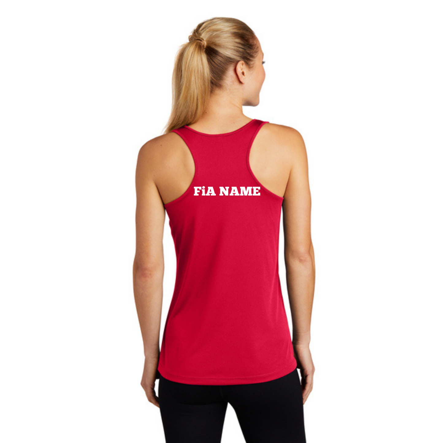 PERSONALIZED Sport Tek Racerback Tank.WEST