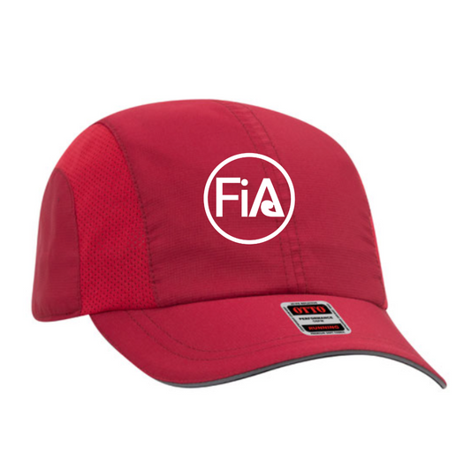 FiA - Embroidered OTTO Reflective 6 Panel Running Cap