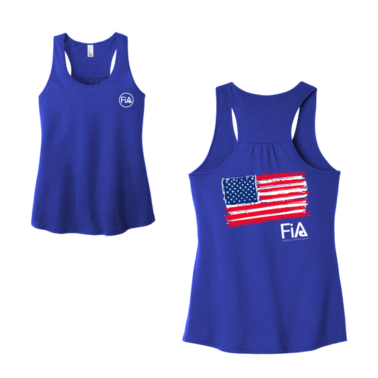 Patriotic - District V.I.T. Racerback Cotton Tank