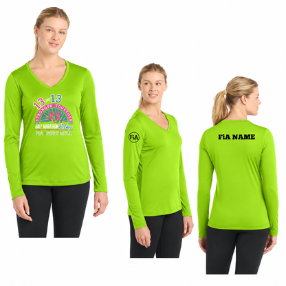 SC Fort Mill Relay LST353LS in LimeShock, decorated front, back, and FiA placement