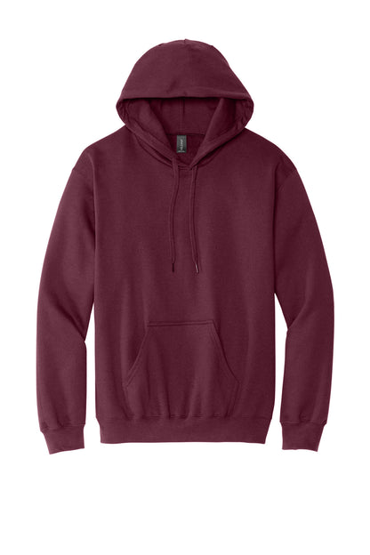 Gildan Softstyle Midweight Pullover Hooded Sweatshirt — Maroon blank garment color reference; includes FiA Always front design