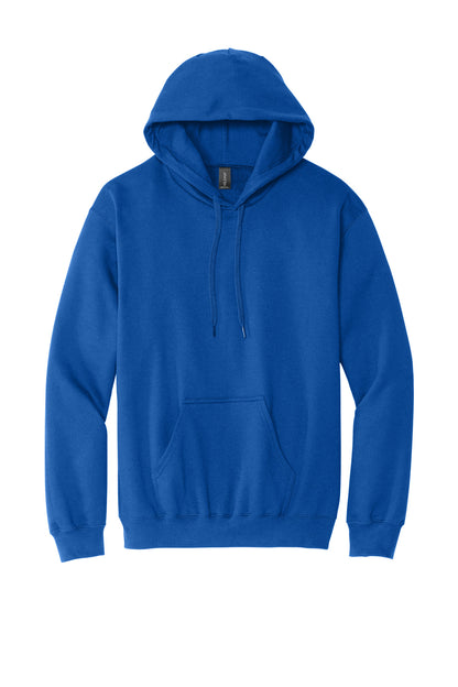 Gildan Softstyle Midweight Pullover Hooded Sweatshirt — Royal blank garment color reference; includes FiA Always front design