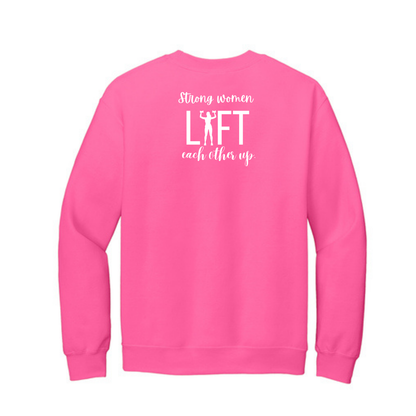 Strong Women - Gildan Heavy Blend Crewneck Sweatshirt