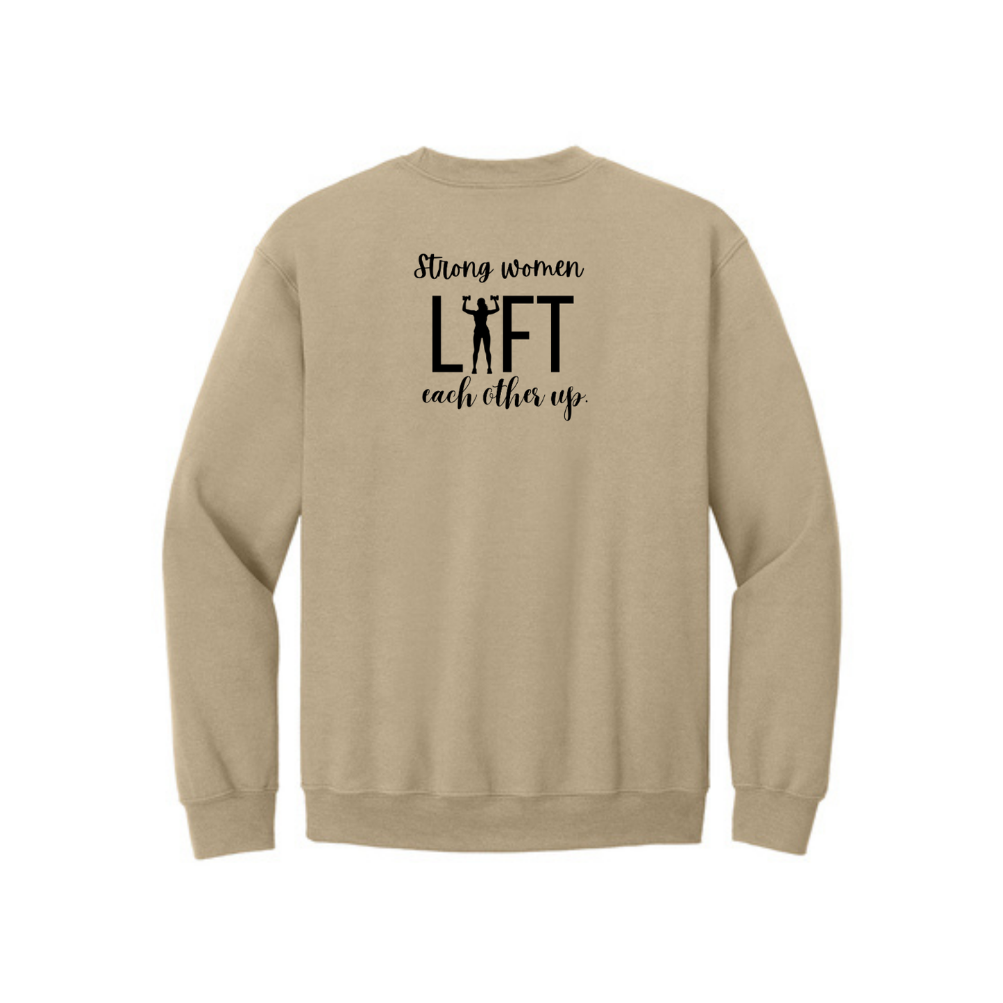 Strong Women - Gildan Heavy Blend Crewneck Sweatshirt