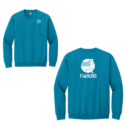 FiA Runs Gildan Heavy Blend Crewneck Sweatshirt