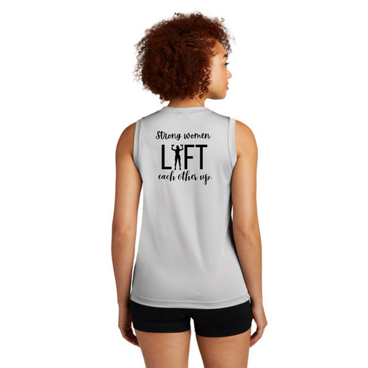 Strong Women - Sport Tek Sleeveless Performance V-Neck Tee