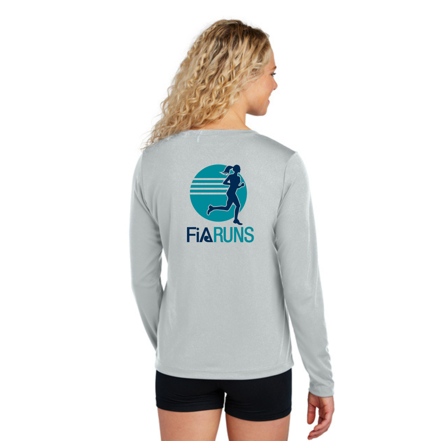 FiA Runs - Sport Tek Long Sleeve Competitor V-Neck Tee