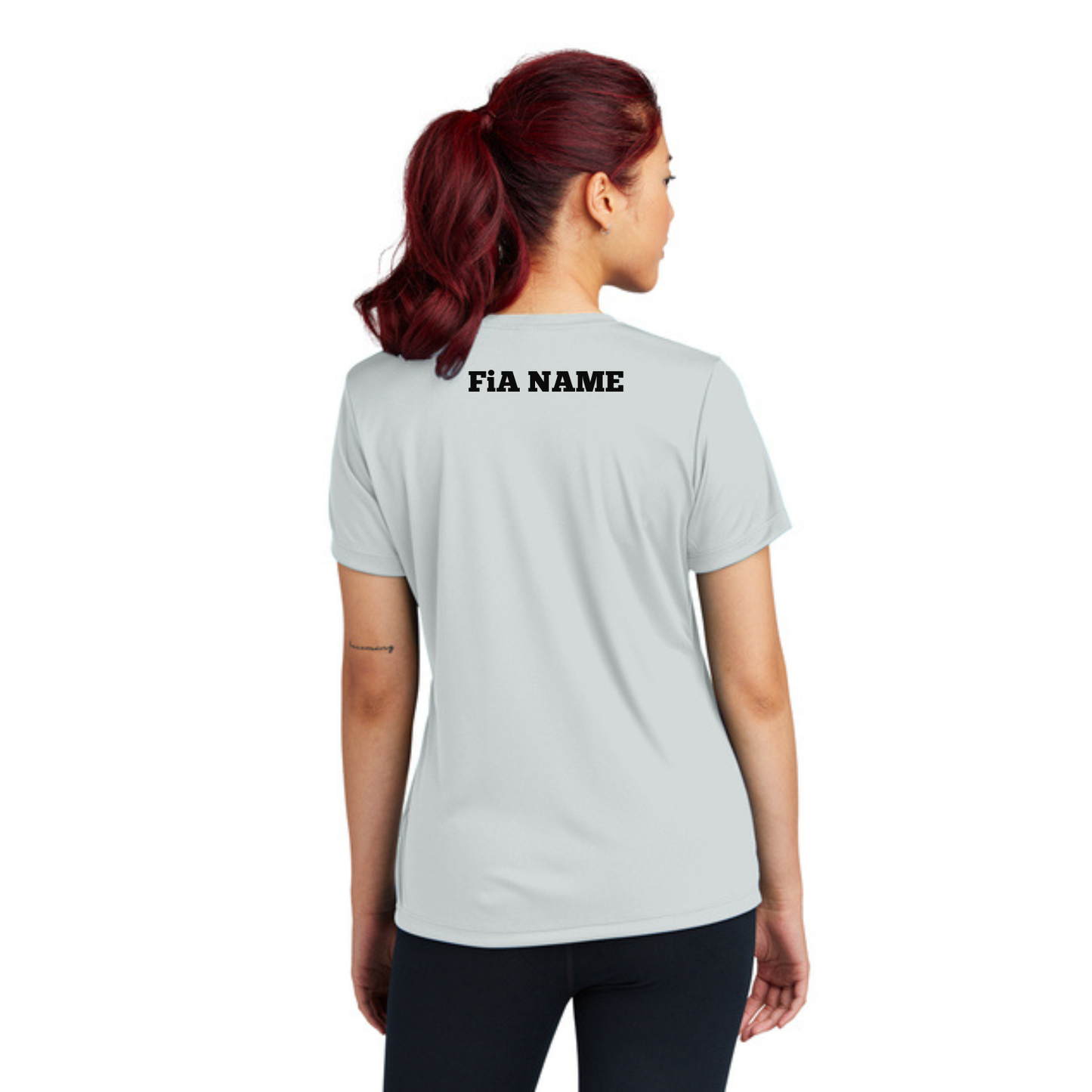 PERSONALIZED Sport Tek Crew Neck Short Sleeve Performance Tee.WEST