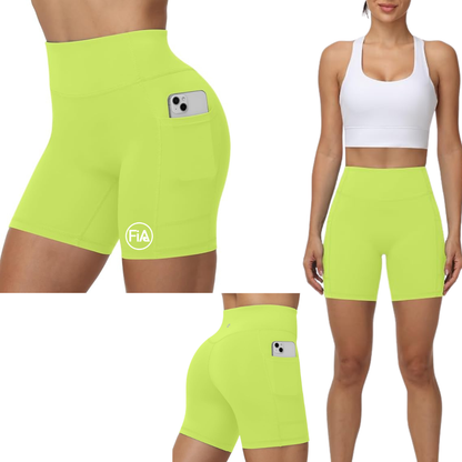 FiA Gear - Spandex Running Shorts with Pockets