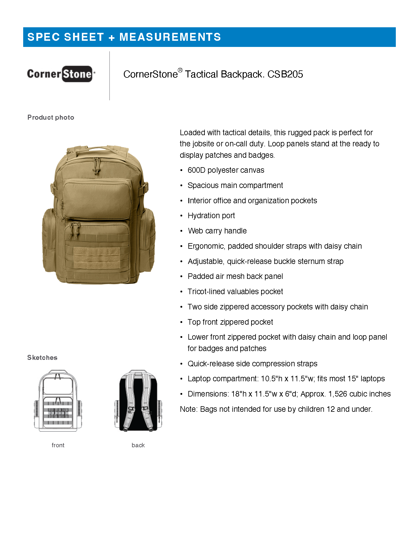 FiA Gear - Tactical Backpack