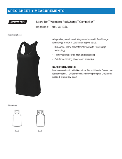 Strong Women - Sport Tek Racerback Tank