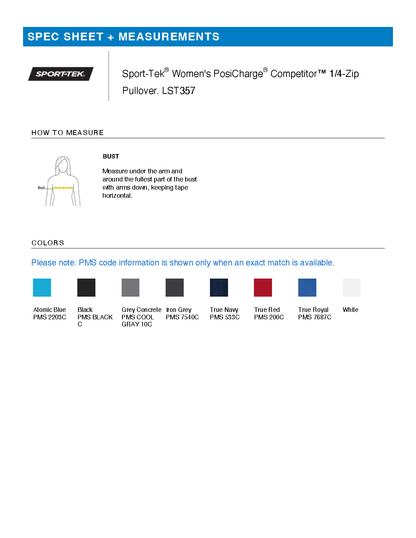 FiA Gear - Regular Sport-Tek Competitor 1/4-Zip Pullover