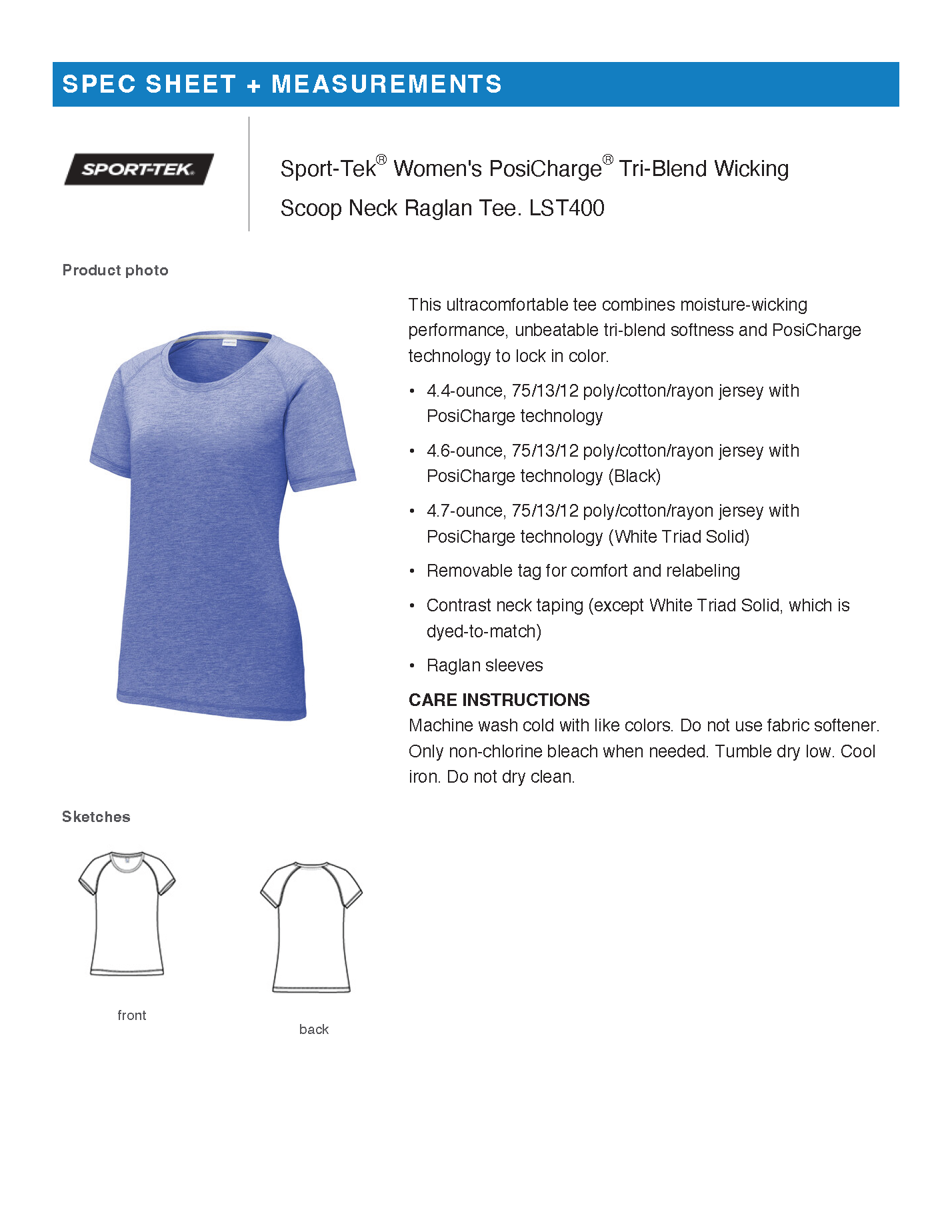 No Goal Was Met - Sport-Tek Tri-Blend Wicking Scoop Neck Raglan