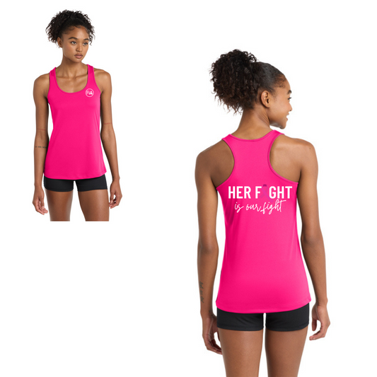 Her Fight is Our Fight - Sport Tek Racerback Tank
