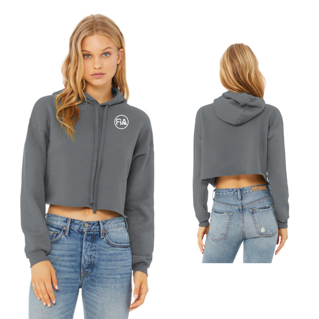FiA Gear - BELLA+CANVAS Women’s Sponge Fleece Cropped Fleece Hoodie