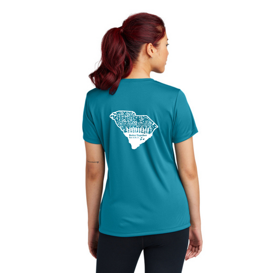 Goose Creek, SC - Sport Tek V-Neck Short Sleeve Performance Tee