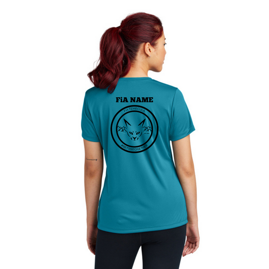 Temecula, CA - PERSONALIZED Sport Tek V-Neck Short Sleeve Performance Tee