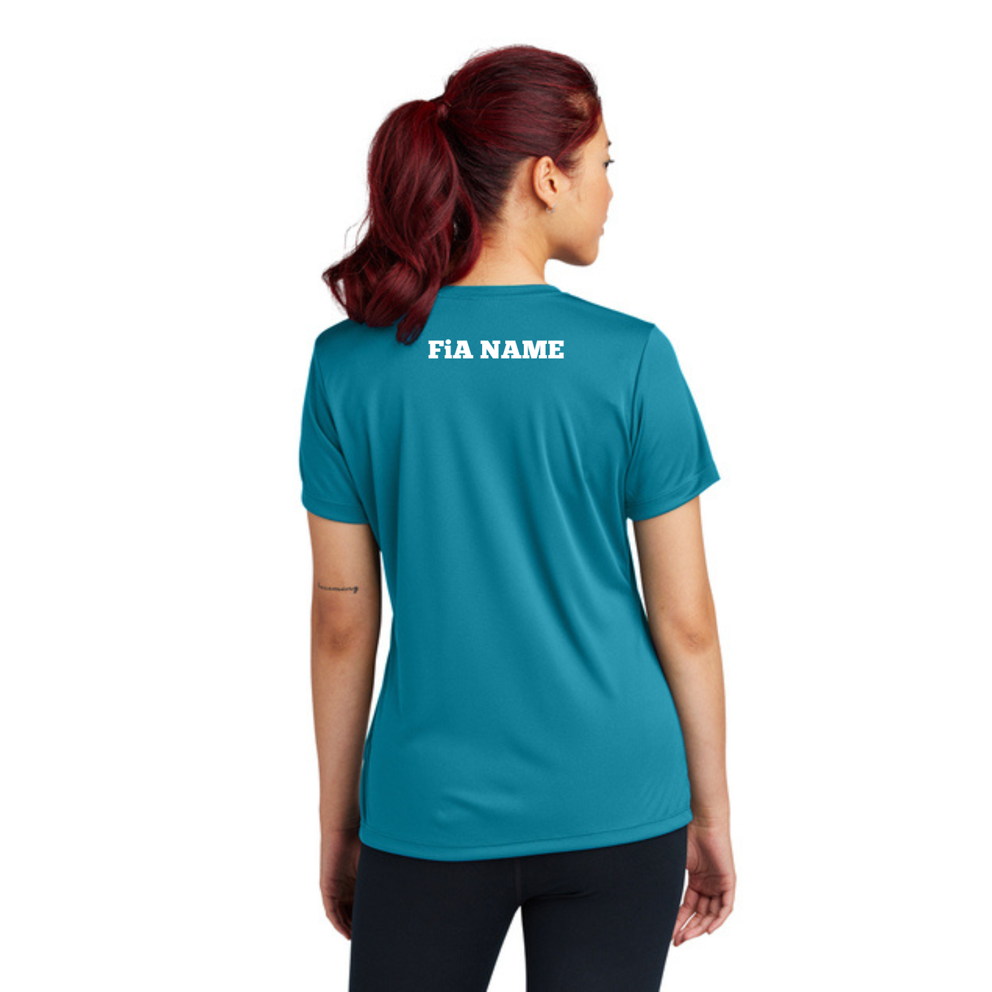 PERSONALIZED Sport Tek V-Neck Short Sleeve Performance Tee.EAST