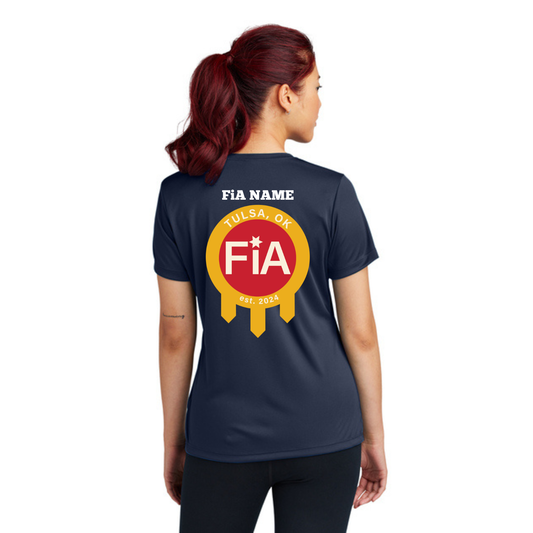 Tulsa, OK - PERSONALIZED Sport Tek Crew Neck Short Sleeve Performance Tee