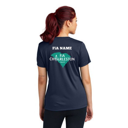 Charleston, SC - PERSONALIZED Sport Tek Crew Neck Short Sleeve Performance Tee