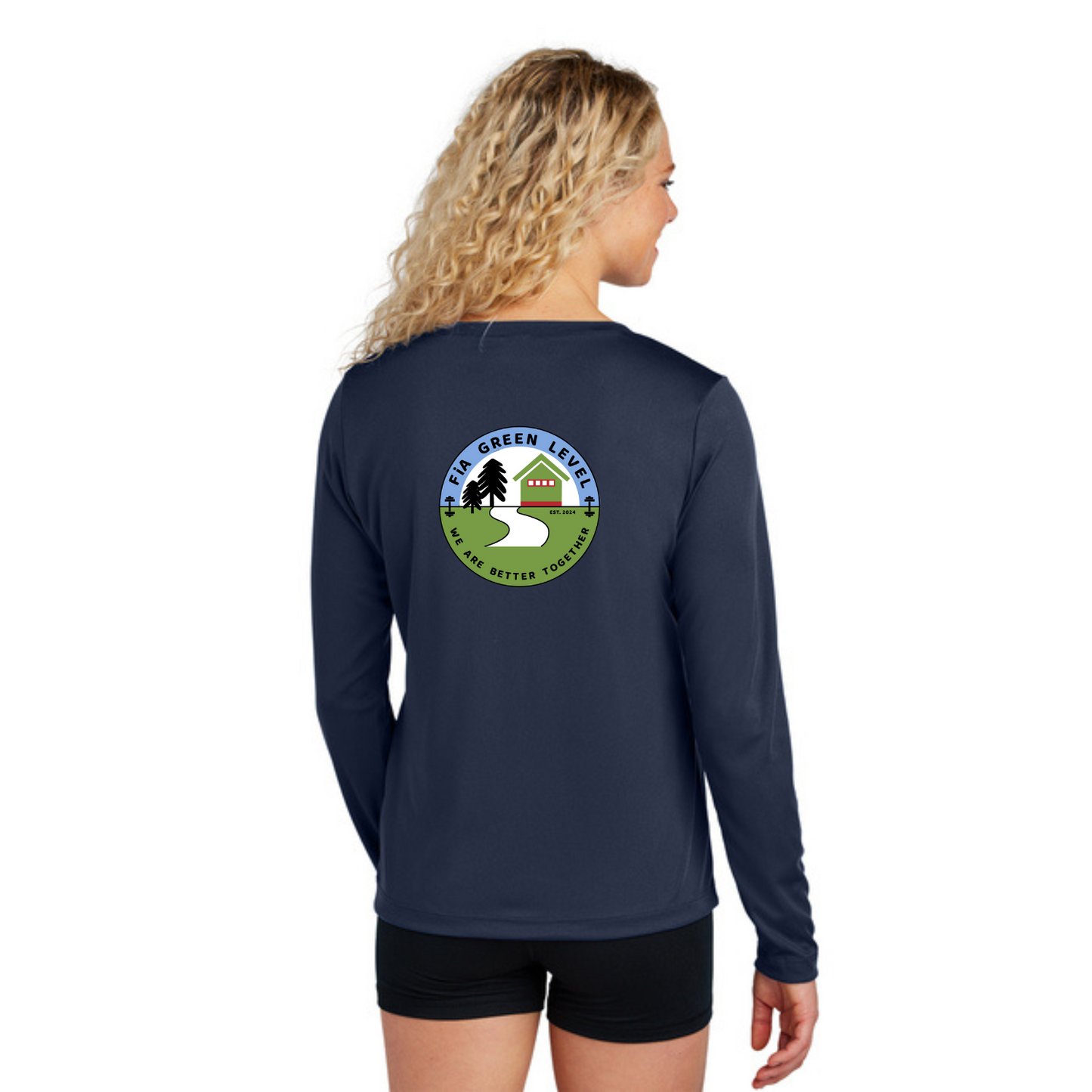 Green Level, NC - Sport Tek Long Sleeve Performance V-Neck Tee