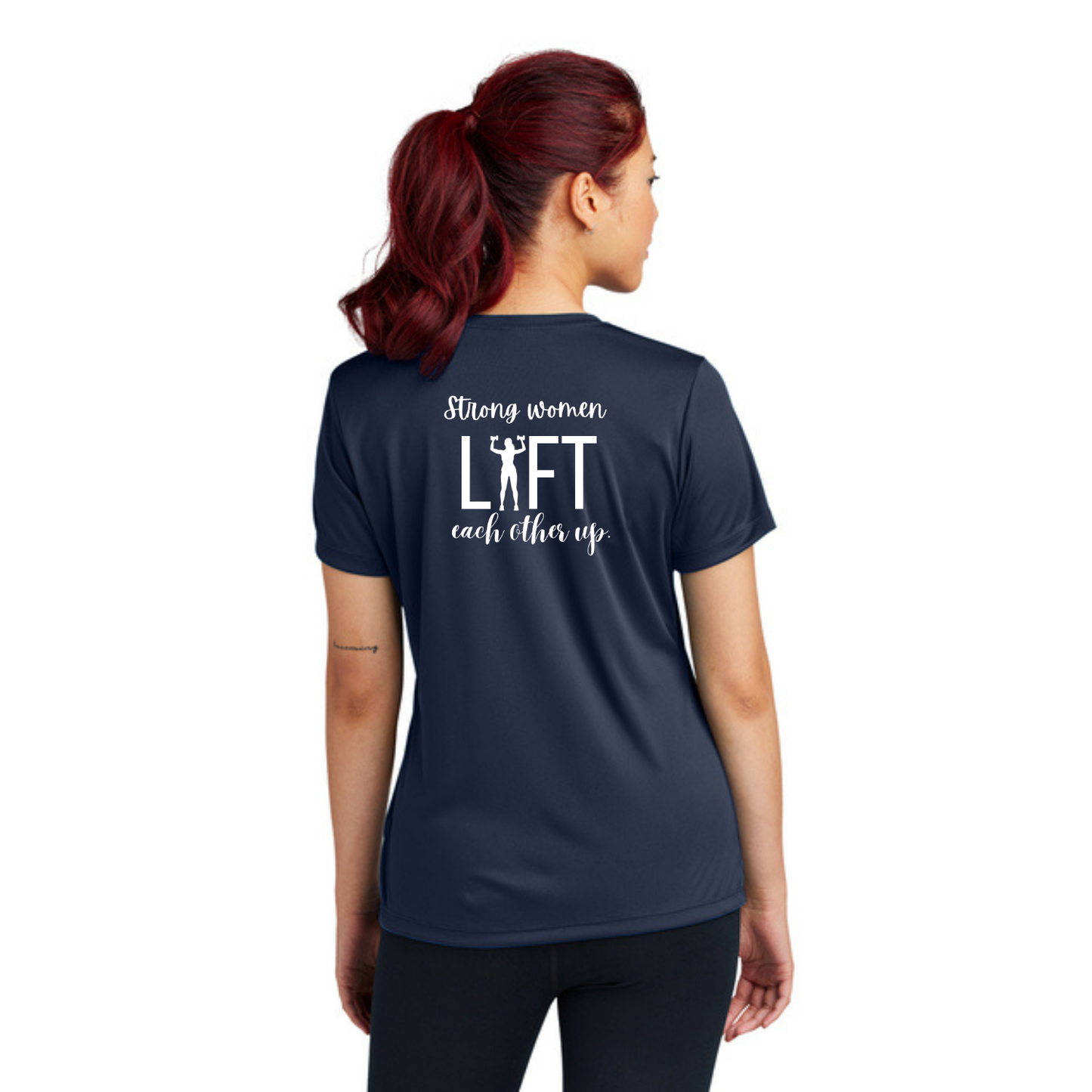 Strong Women - Sport Tek Short Sleeve V-Neck Performance Tee