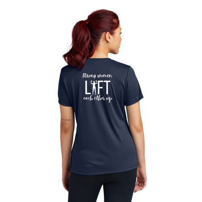 Strong Women - Sport Tek Short Sleeve V-Neck Performance Tee