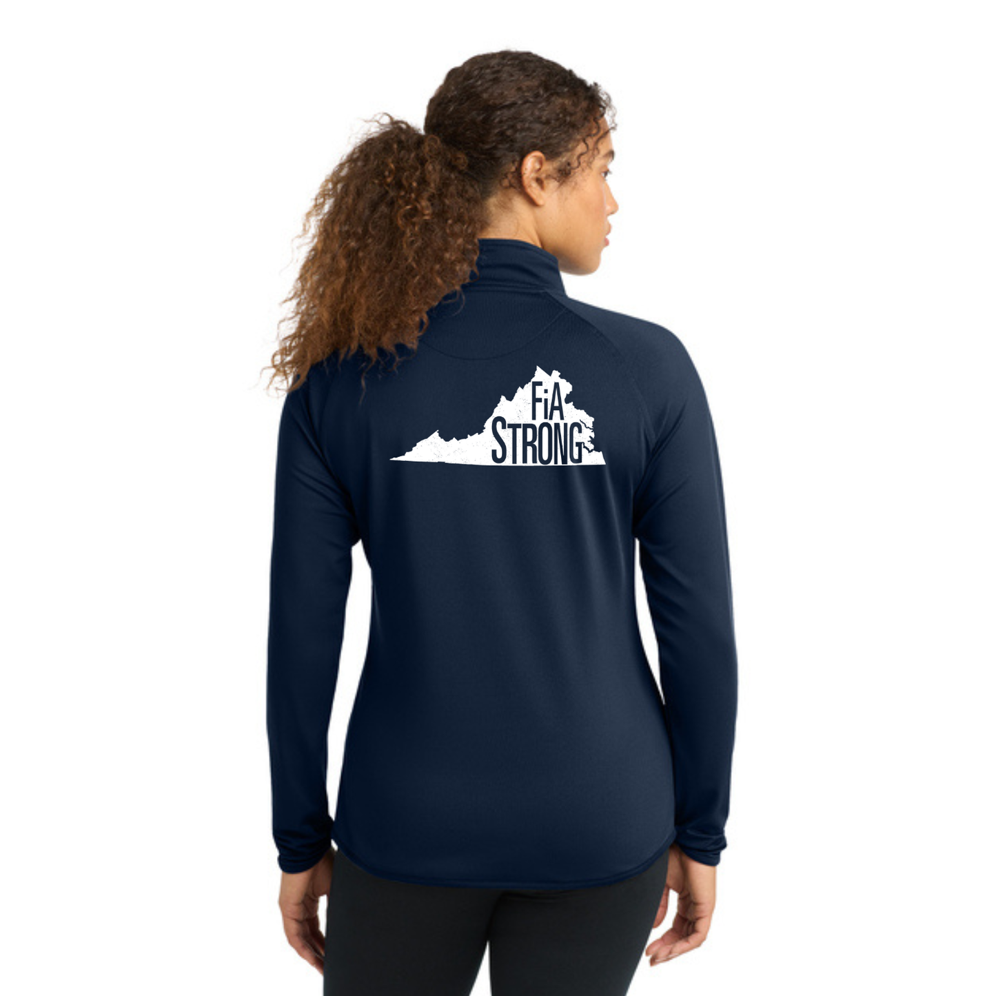 Virginia Strong - Sport Tek Sport-Wick Stretch 1/4-Zip Pullover