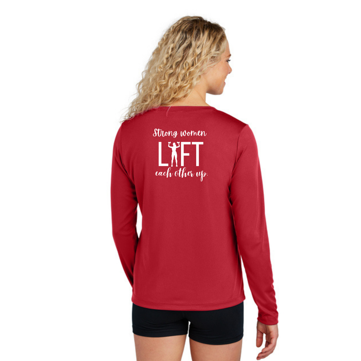 Strong Women - Sport Tek Long Sleeve Competitor V-Neck Tee
