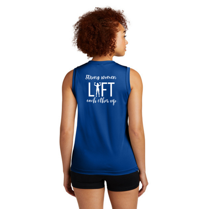 Strong Women - Sport Tek Sleeveless Performance V-Neck Tee