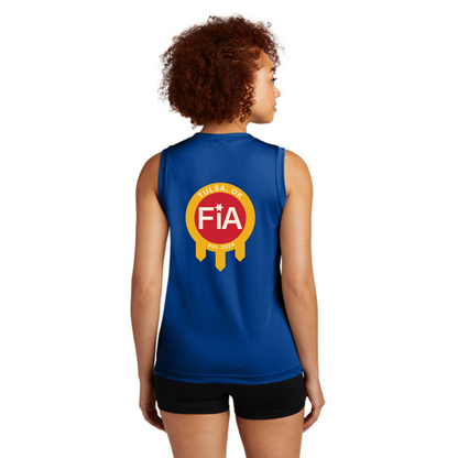 Tulsa, Ok - Sport Tek Sleeveless Performance V-Neck Tee
