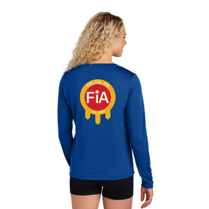 Tulsa, OK - Sport Tek Long Sleeve Performance V-Neck Tee