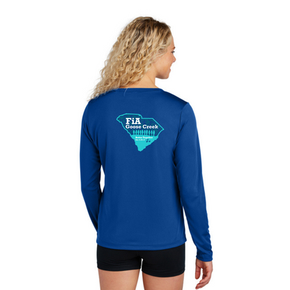 Goose Creek, SC - Sport Tek Long Sleeve Performance V-Neck Tee