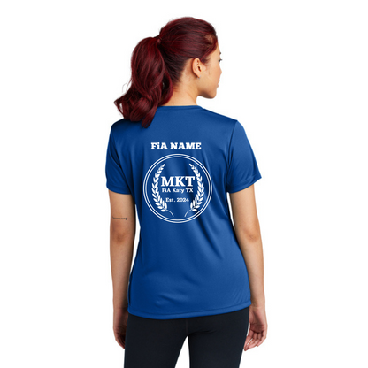MKT, TX- PERSONALIZED Sport Tek V-Neck Short Sleeve Performance Tee
