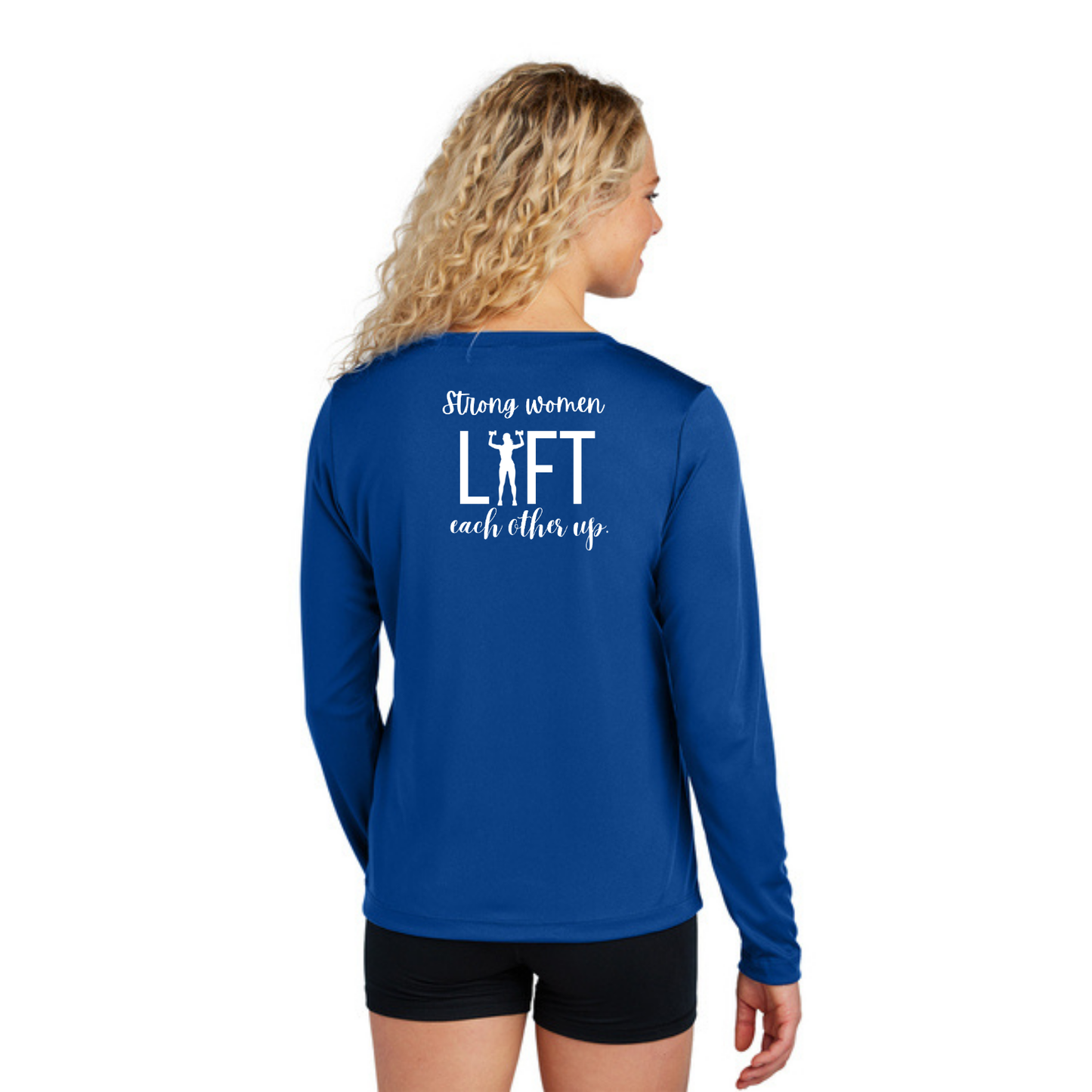 Strong Women - Sport Tek Long Sleeve Competitor V-Neck Tee