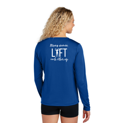 Strong Women - Sport Tek Long Sleeve Competitor V-Neck Tee